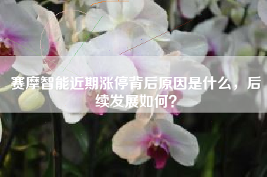 赛摩智能近期涨停背后原因是什么，后续发展如何？