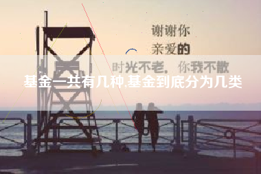 基金一共有几种,基金到底分为几类