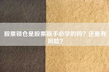 股票锁仓是股票新手必学的吗？还是有风险？