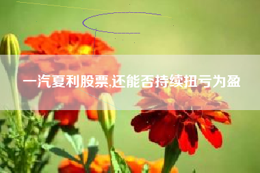 一汽夏利股票,还能否持续扭亏为盈