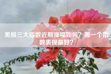 美股三大指数近期涨幅如何？哪一个指数表现最好？