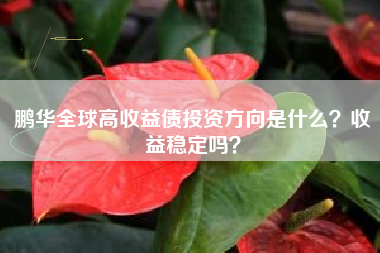 鹏华全球高收益债投资方向是什么？收益稳定吗？