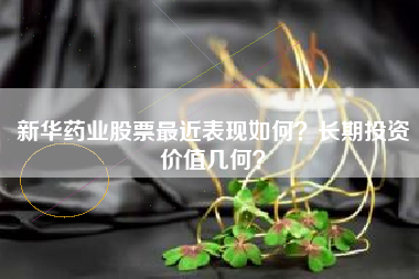 新华药业股票最近表现如何？长期投资价值几何？