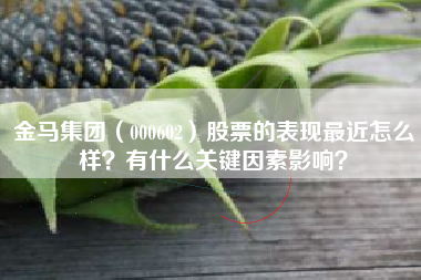 金马集团（000602）股票的表现最近怎么样？有什么关键因素影响？