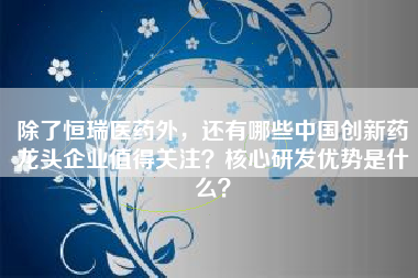 除了恒瑞医药外，还有哪些中国创新药龙头企业值得关注？核心研发优势是什么？