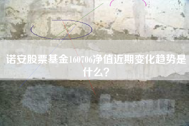 诺安股票基金160706净值近期变化趋势是什么？