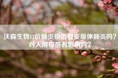 沃森生物13价肺炎疫苗管支原体肺炎吗？对人用疫苗有影响吗？