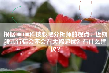 根据000100科技股吧分析师的观点，近期股市行情会不会有大幅起伏？有什么建议？