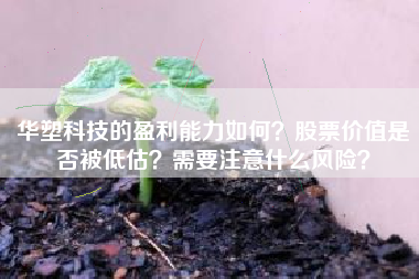 华塑科技的盈利能力如何？股票价值是否被低估？需要注意什么风险？