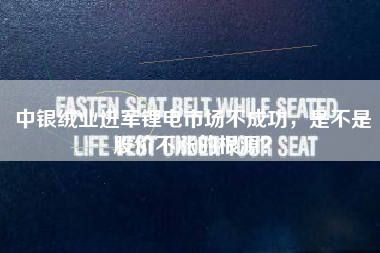 中银绒业进军锂电市场不成功，是不是股价不涨的根源？