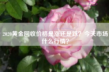2020黄金回收价格是涨还是跌？今天市场什么行情？