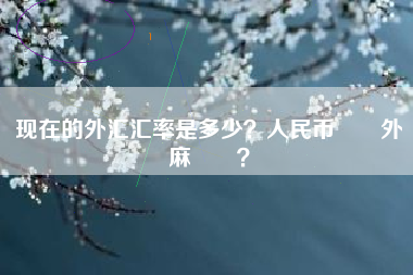 现在的外汇汇率是多少？人民币兌換外幣麻煩嗎？