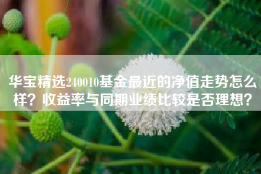 华宝精选240010基金最近的净值走势怎么样？收益率与同期业绩比较是否理想？