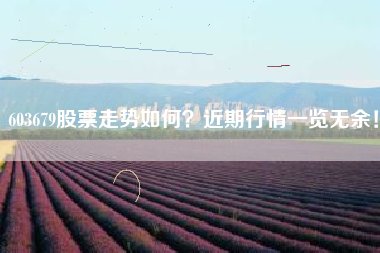 603679股票走势如何？近期行情一览无余！