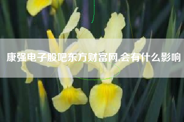 康强电子股吧东方财富网,会有什么影响