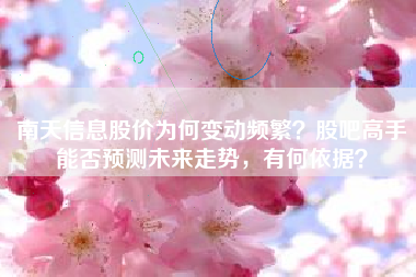 南天信息股价为何变动频繁？股吧高手能否预测未来走势，有何依据？