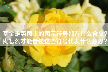 基金走势图上的图示符号都有什么含义？我怎么才能看懂这些符号代表什么意思？