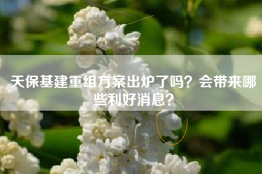 天保基建重组方案出炉了吗？会带来哪些利好消息？