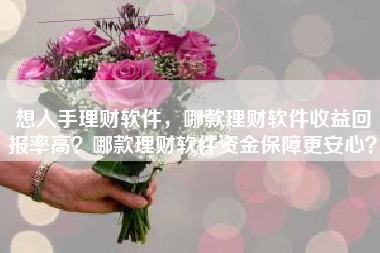 想入手理财软件，哪款理财软件收益回报率高？哪款理财软件资金保障更安心？