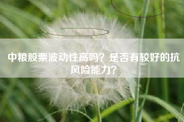 中粮股票波动性高吗？是否有较好的抗风险能力？