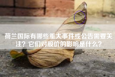 荷兰国际有哪些重大事件或公告需要关注？它们对股价的影响是什么？