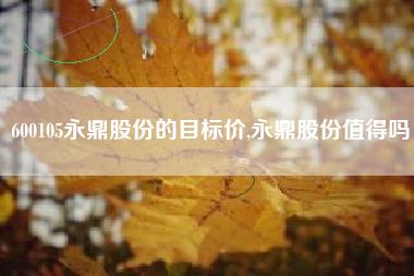 600105永鼎股份的目标价,永鼎股份值得吗