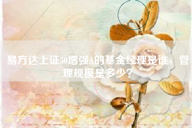易方达上证50增强A的基金经理是谁，管理规模是多少？