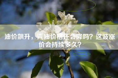 油价飙升，汽油价格还会降吗？这波涨价会持续多久？
