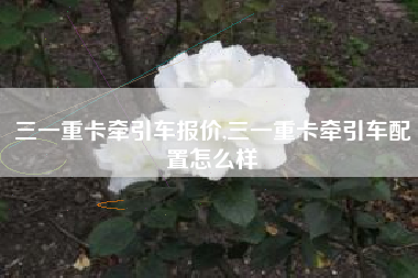 三一重卡牵引车报价,三一重卡牵引车配置怎么样