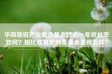 华商新锐产业混合基金过去一年收益率如何？相比较其他同类基金表现怎样？
