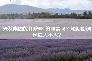 兴发集团能打败95%的股票吗？短期回调风险大不大？