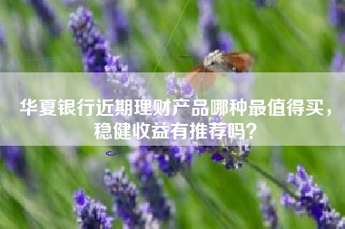 华夏银行近期理财产品哪种最值得买，稳健收益有推荐吗？