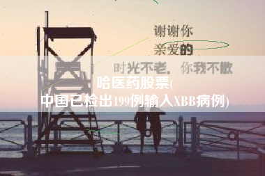 哈医药股票(
中国已检出199例输入XBB病例)