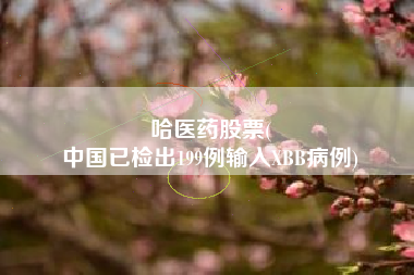 哈医药股票(
中国已检出199例输入XBB病例)