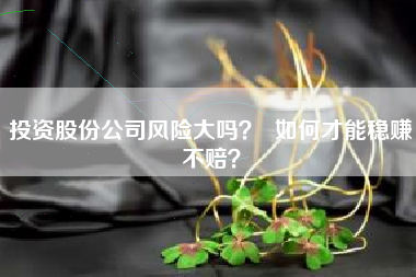 投资股份公司风险大吗？  如何才能稳赚不赔？