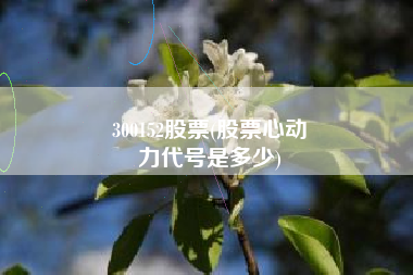 300152股票(股票心动
力代号是多少) 300152股票(股票心动
力代号是多少)
